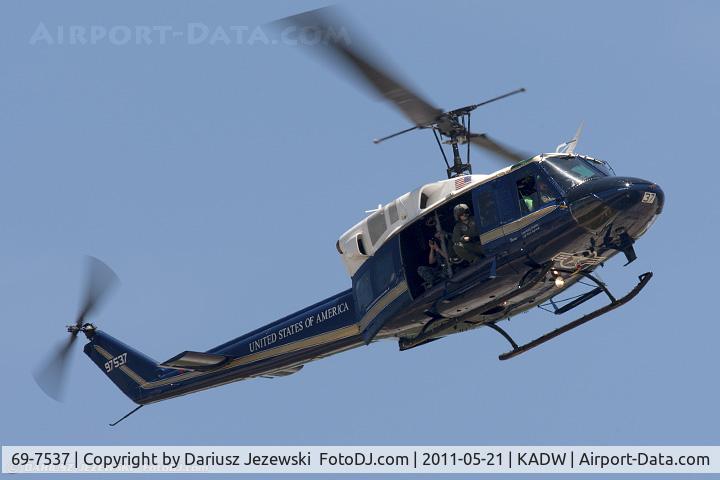 69-7537, 1969 Bell UH-1N Iroquois C/N 31078, UH-1N Twin Huey 69-7537 37 from 1st HS First and Foremost 316th WG Andrews AFB, MD