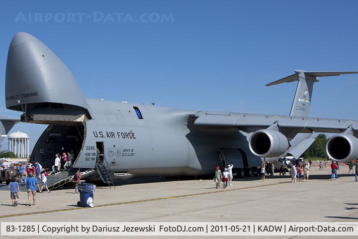 83-1285, 1983 Lockheed C-5M Super Galaxy C/N 500-0082, C-5M Galaxy 83-1285 from 9th AS Proud Pelicans 436th AW Dover AFB, DE