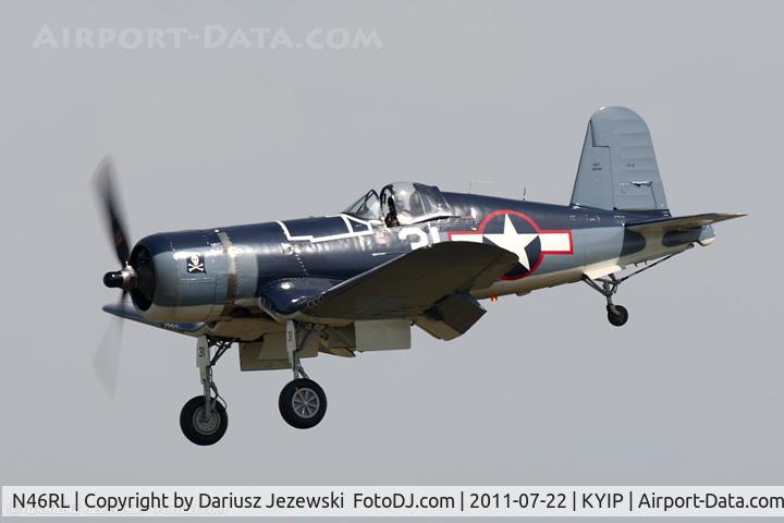 N46RL, 1945 Goodyear FG-1D Corsair C/N Not found (92508/N46RL), Goodyear FG-1D Corsair CN 92508, N46RL