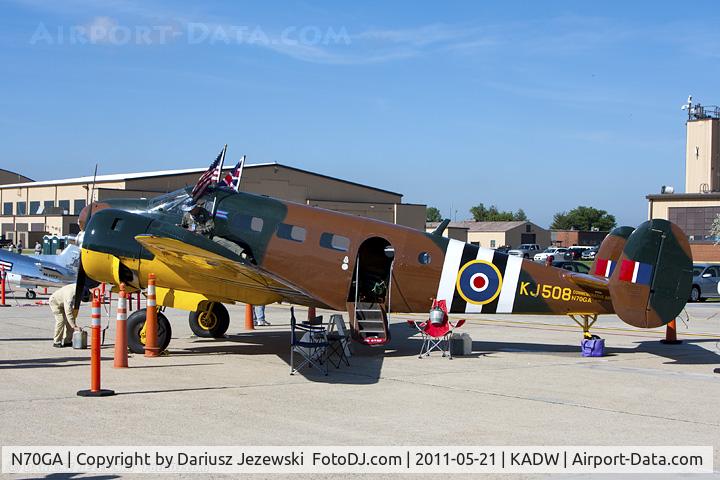 N70GA, 1946 Beech D18S C/N A-177, Beech D-18S Bucket of Bolts CN A-177, N70GA