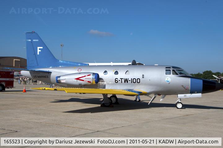 165523, 1964 Rockwell T-39N (NA-265-40) Sabreliner C/N 282-020, T-39N Sabreliner 165523 F CoNA from VT-86 Sabre Hawks TAW-6 NAS Pensacola, FL