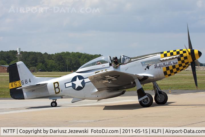 N7TF, 1944 North American P-51D Mustang C/N 44-73856, North American P-51D Mustang Double Trouble Two CN 44-73856, N7TF