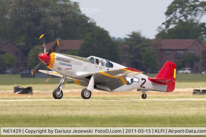 N61429, 1942 North American P-51C Mustang C/N 103-26199, North American P-51C Mustang Tuskegee Airman CN 103-26199, NX61429