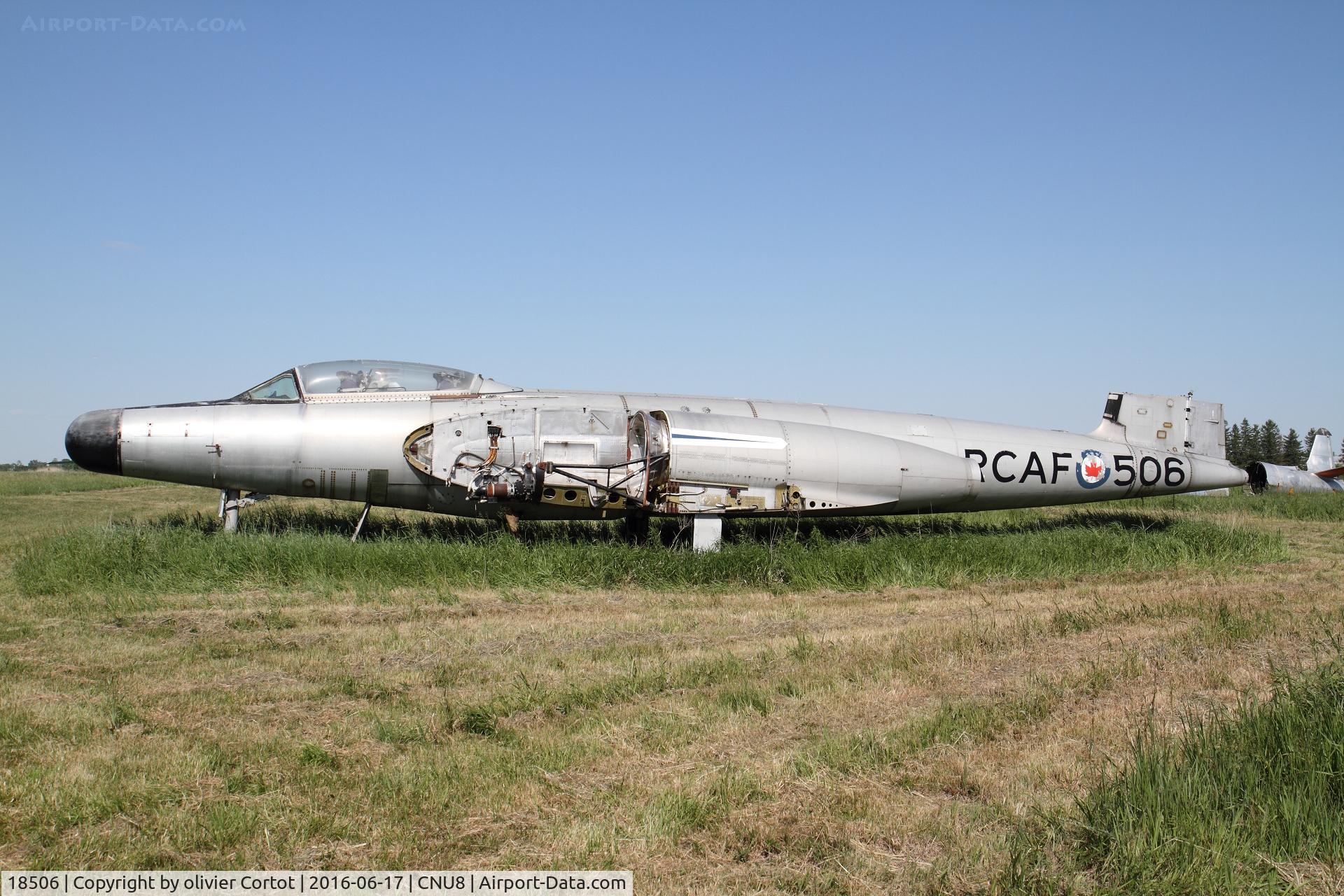 18506, Avro Canada CF-100 Mk.5 Canuck C/N 406, Canadian boneyard