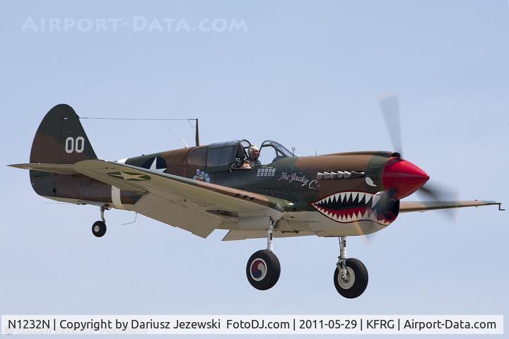 N1232N, 1943 Curtiss P-40N Warhawk C/N 27483, Curtiss P-40M Warhawk Jacky C. CN 27483, NX1232N