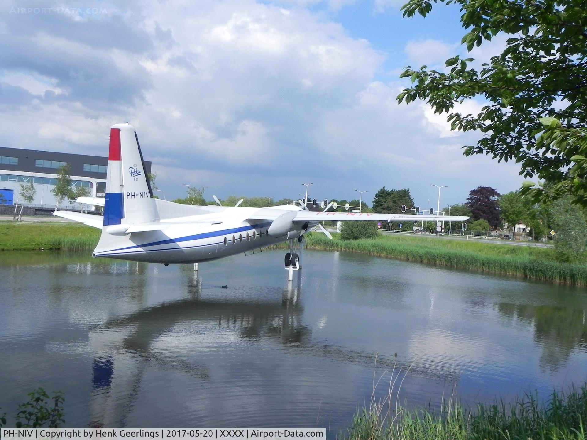 PH-NIV, 1955 Fokker F.27-100 Friendship C/N 10101, Gate guard , Cargo -Spl East.
