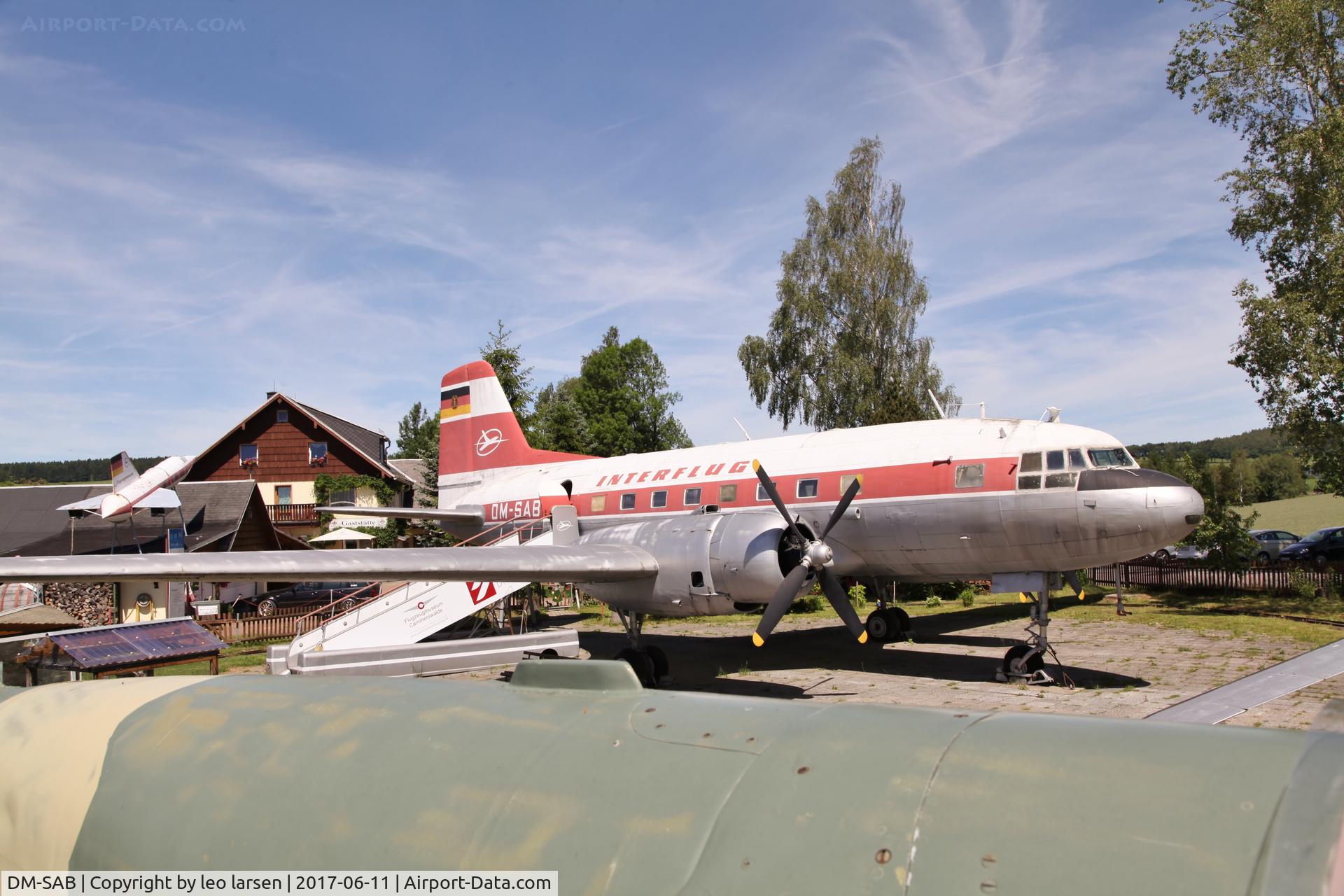 DM-SAB, 1957 Ilyushin (VEB) Il-14P C/N 14803008, Cämmerswalde 11.6.2017