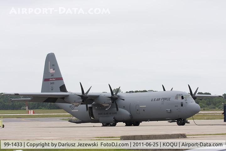 99-1433, 1999 Lockheed Martin C-130J-30 Super Hercules C/N 382-5519, C-130J Hercules 99-1433 from 143rd AS 143rd AS Quonset Point ANGS, RI