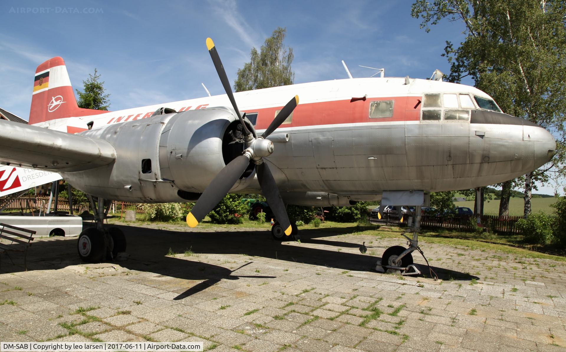 DM-SAB, 1957 Ilyushin (VEB) Il-14P C/N 14803008, Cämmerswalde 11.6.2017