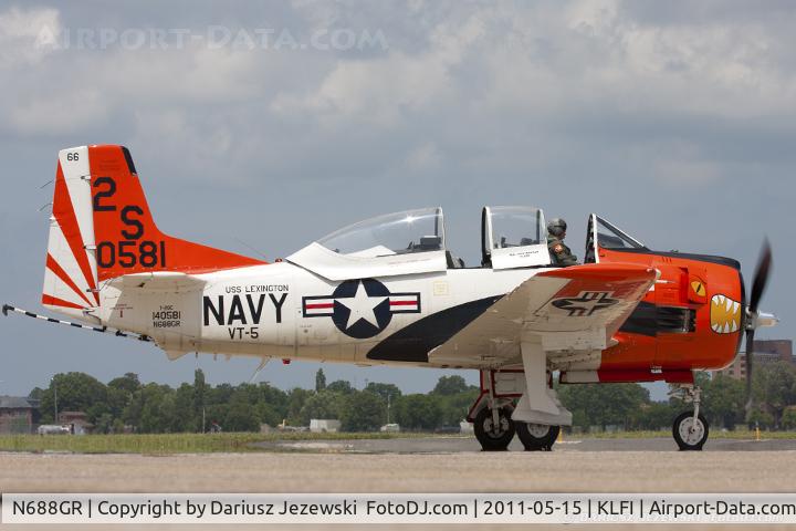 N688GR, 1958 North American T-28C Trojan Trojan C/N 226-158 (140581), North American T-28C Trojan CN 140581, N688GR