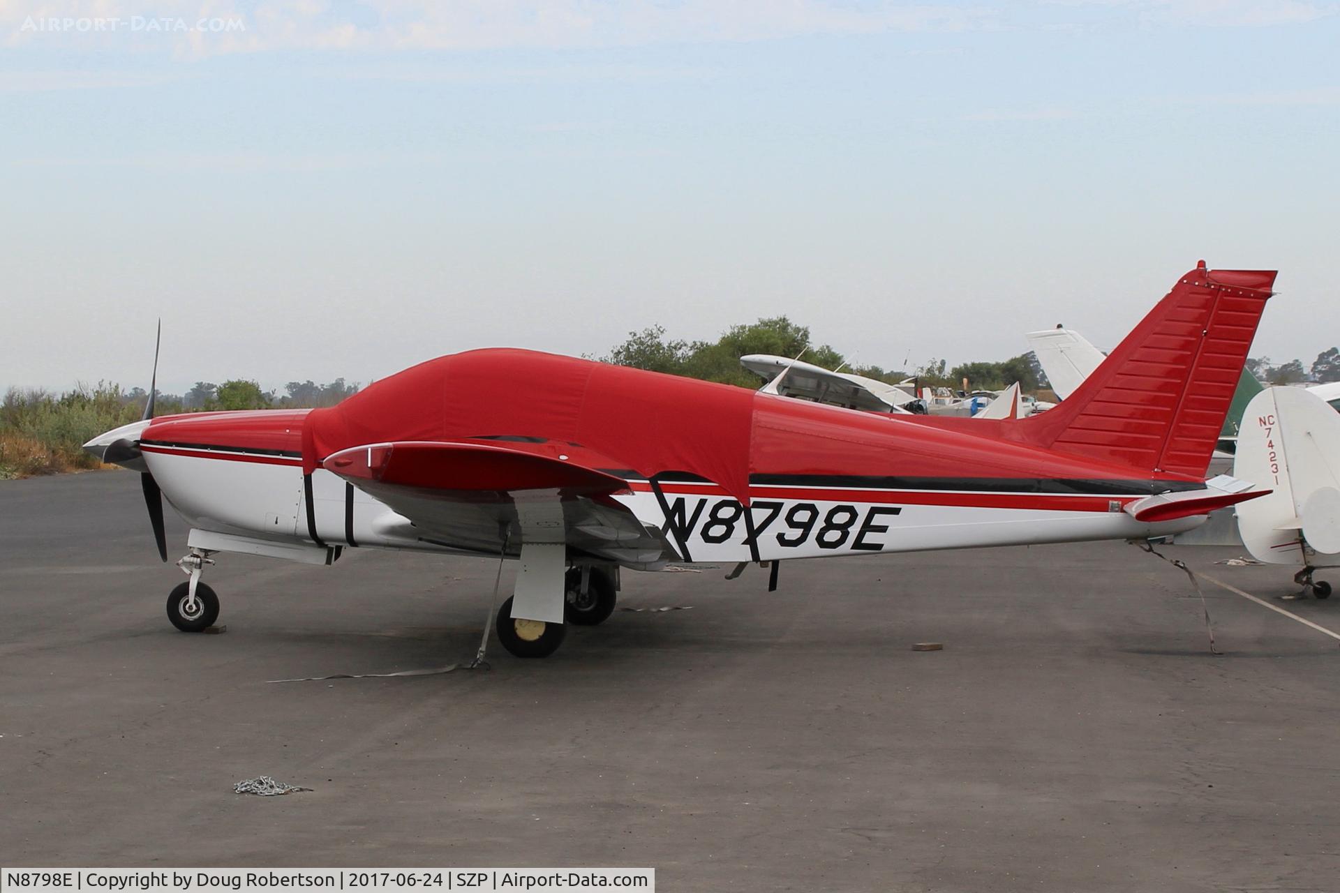 N8798E, 1976 Piper PA-28R-200 Cherokee Arrow II C/N 28R-7635215, 1976 Piper PA-28R-200 ARROW II, Lycoming O&VO-360 200 Hp