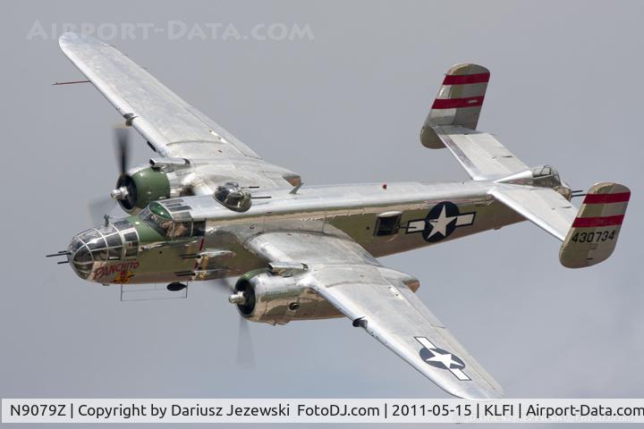 N9079Z, 1944 North American TB-25N Mitchell C/N 108-34009, North American TB-25N Mitchell Panchito CN 44-30734, N9079Z