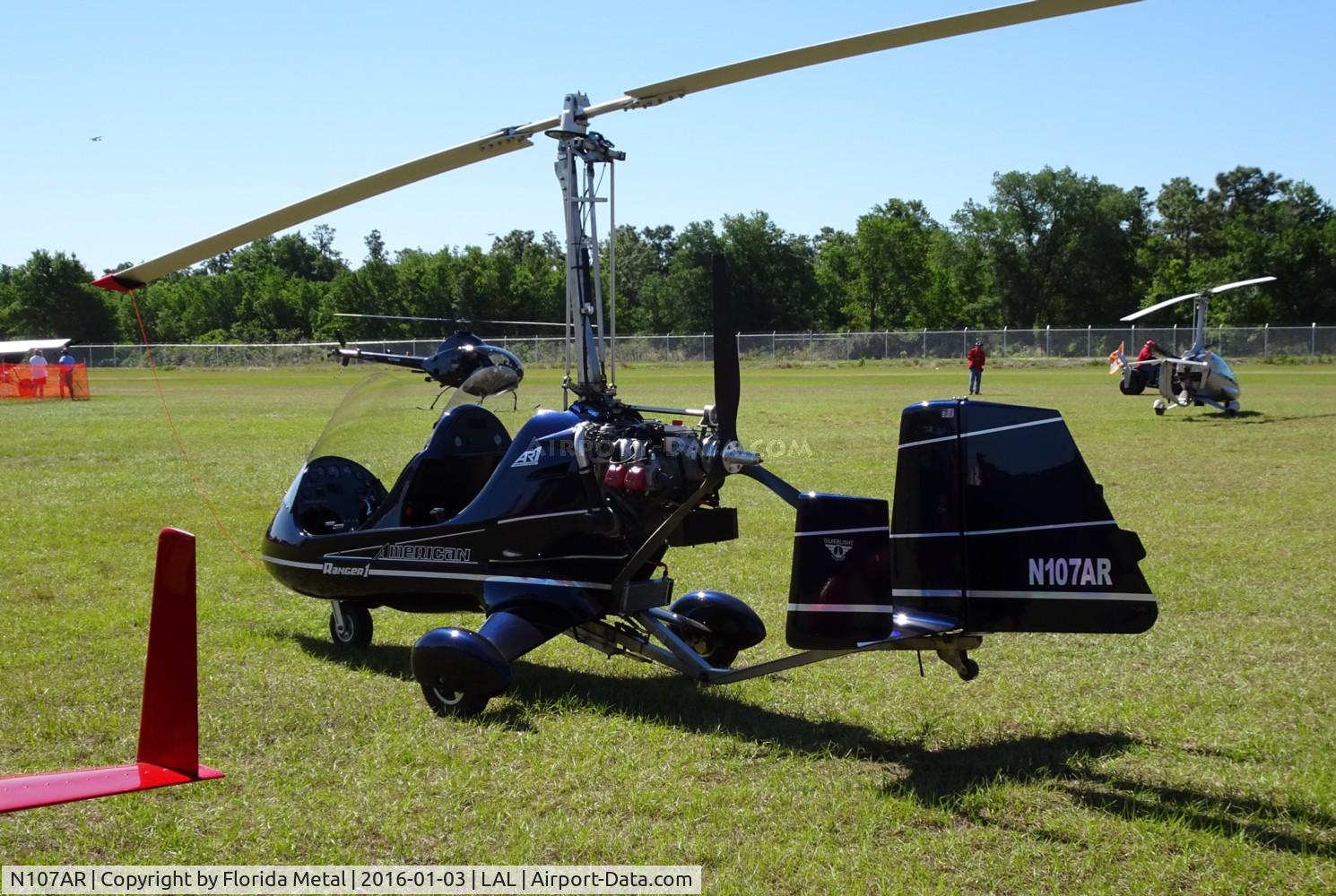 N107AR, 2016 SilverLight Aviation AR-1 American Ranger C/N 0009, AR-1 autogyro