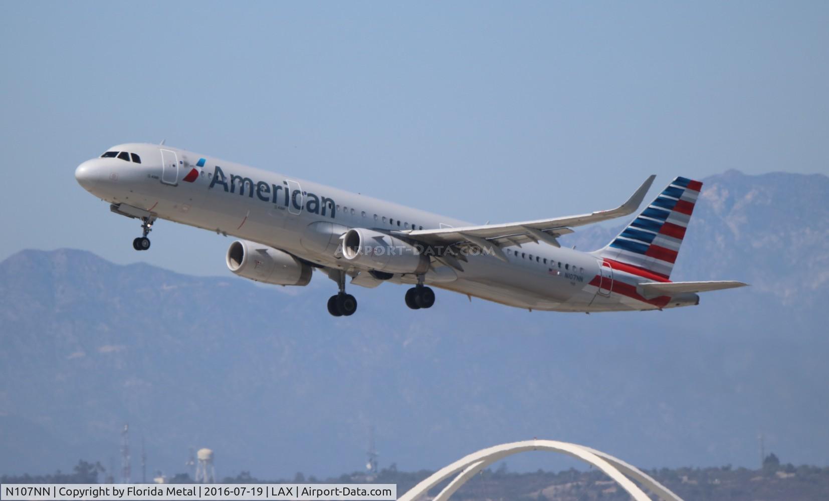 N107NN, 2013 Airbus A321-231 C/N 5938, American
