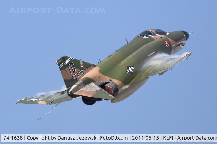 74-1638, 1974 McDonnell Douglas QF-4E Phantom II C/N 4874, QF-4E Phantom 74-1638 TD from 82nd ATRS 53rd WG Tyndall AFB, FL