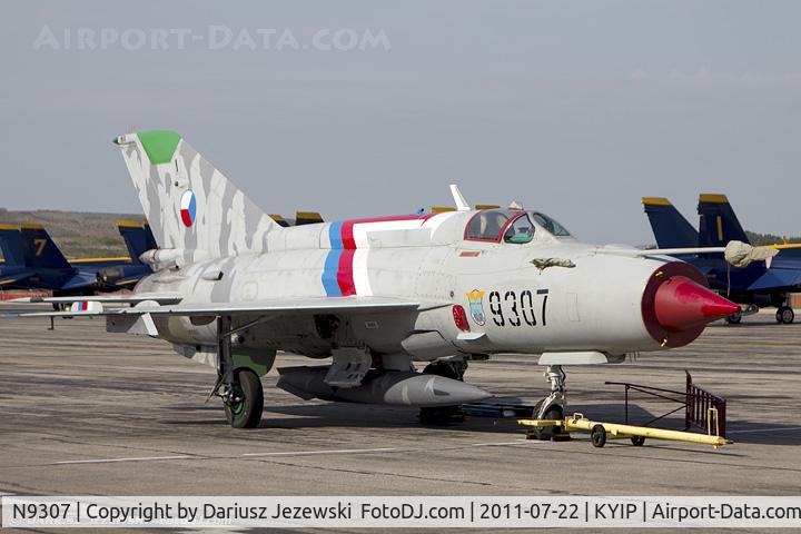 N9307, 1975 Mikoyan-Gurevich MiG-21MF C/N 96004307, MiG-21MF CN 96004307, N9307