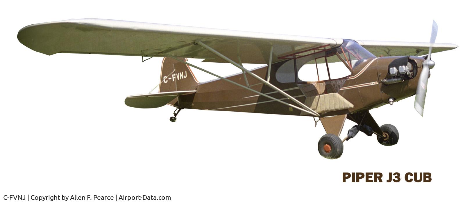 C-FVNJ, 1946 Piper J3C-65 Cub Cub C/N 18650, 1946 Piper J3C-65
