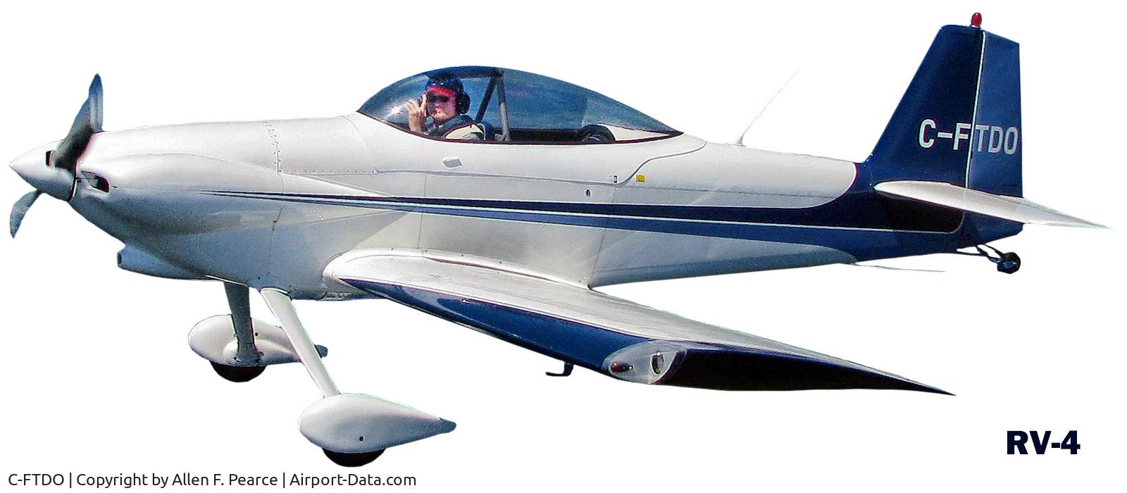 C-FTDO, 1995 Vans RV-4 C/N 3319, Cool airplane with blue and white - previous paint was yellow.
