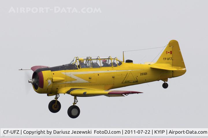 CF-UFZ, 1952 Canadian Car & Foundry T-6 Harvard Mk.4 C/N CCF4-112, Canadian Car & Foundry Harvard 4 Fish Lady CN CCF4-112, CF-UFZ
