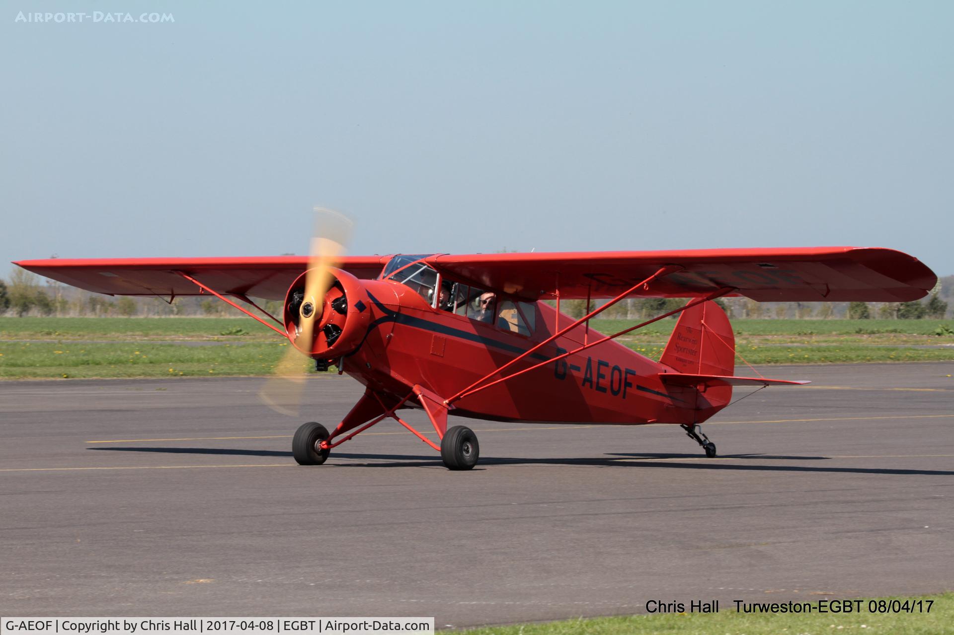 G-AEOF, 1936 Rearwin 8500 Sportster C/N 462, at The Beagle Pup 50th anniversary celebration fly in