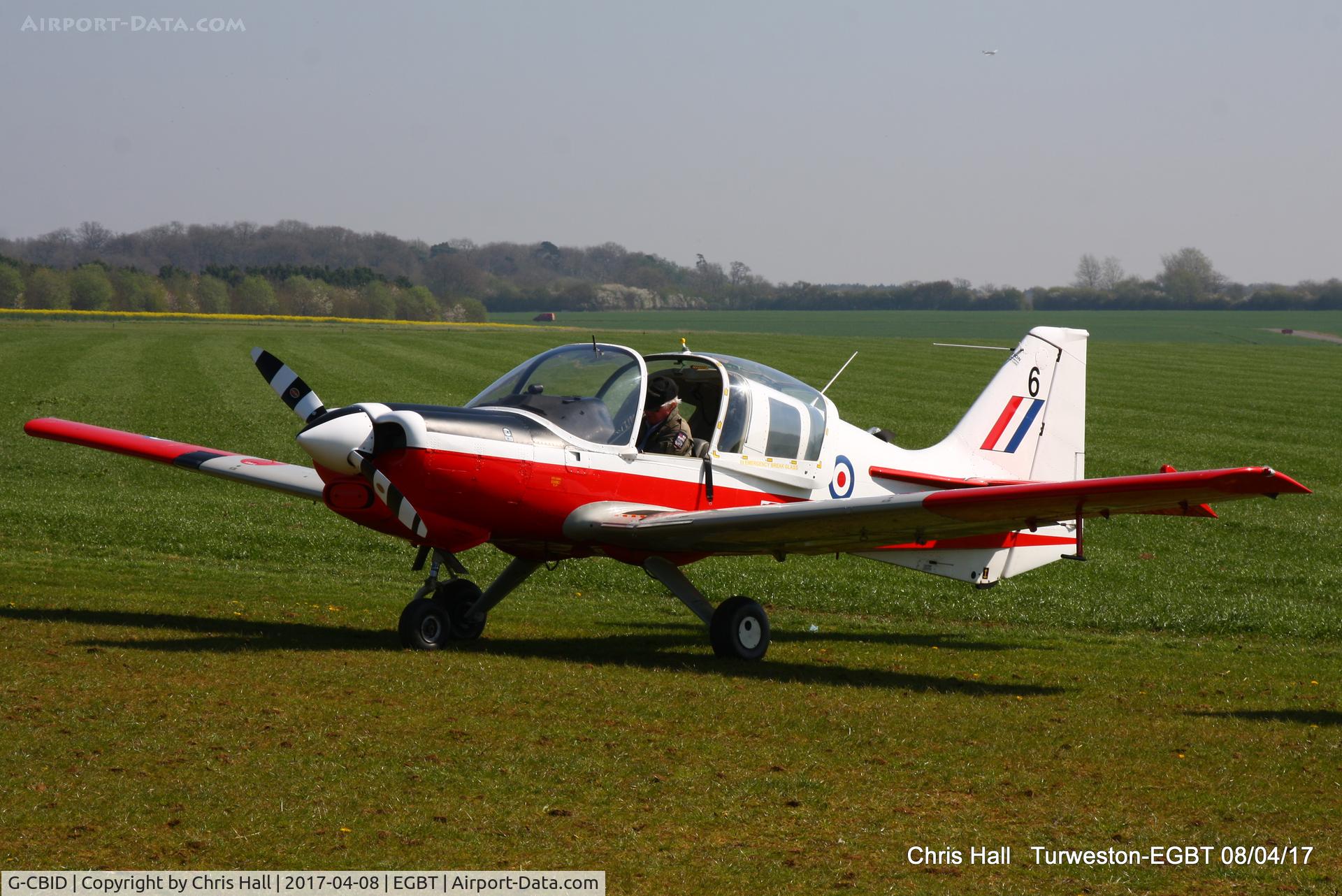 G-CBID, 1974 Scottish Aviation Bulldog T.1 C/N BH.120/242, at The Beagle Pup 50th anniversary celebration fly in