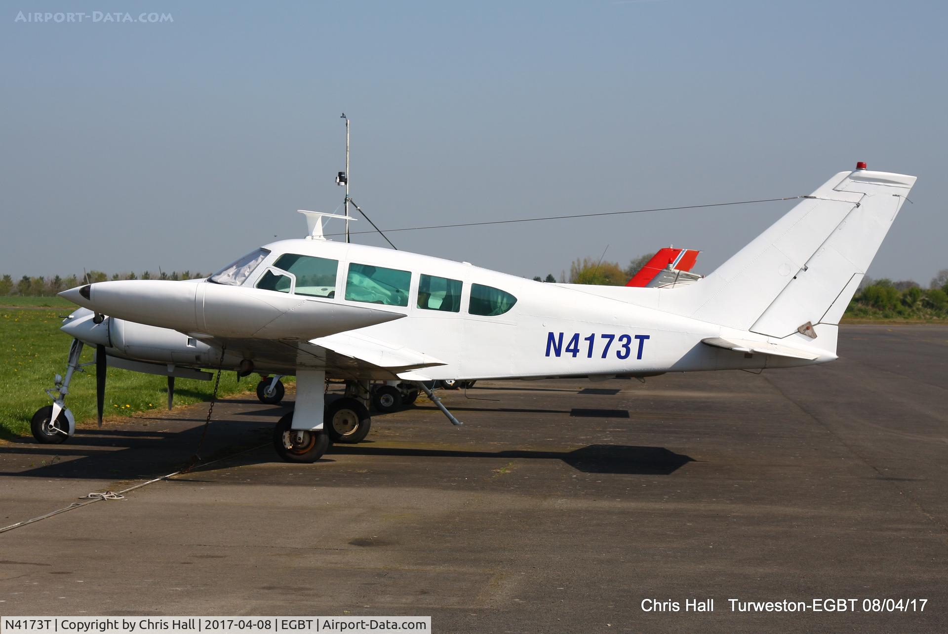 N4173T, 1965 Cessna 320D Executive Skyknight C/N 320D0073, at Turweston