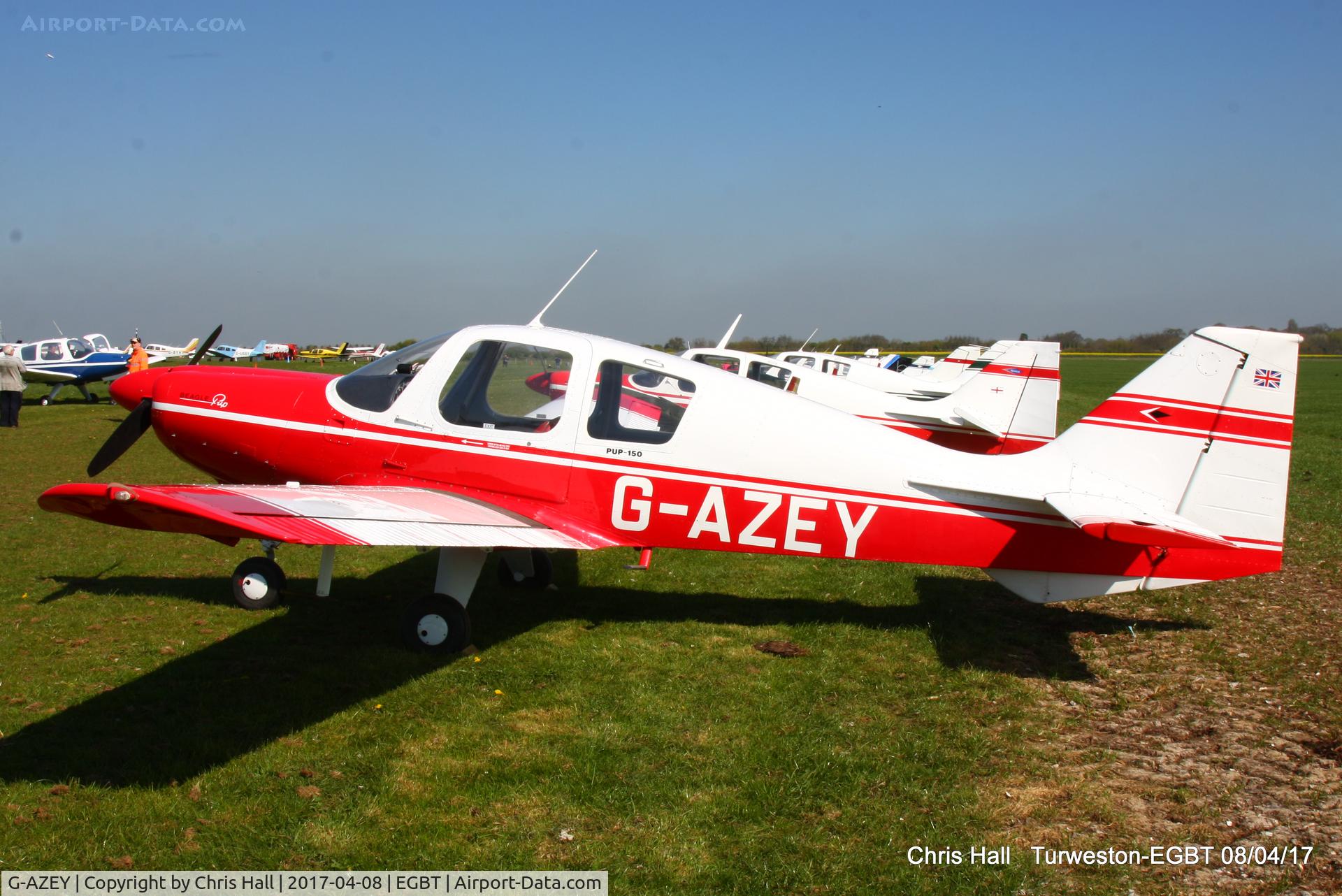 G-AZEY, 1969 Beagle B-121 Pup Series 2 (Pup 150) C/N B121-136, at The Beagle Pup 50th anniversary celebration fly in