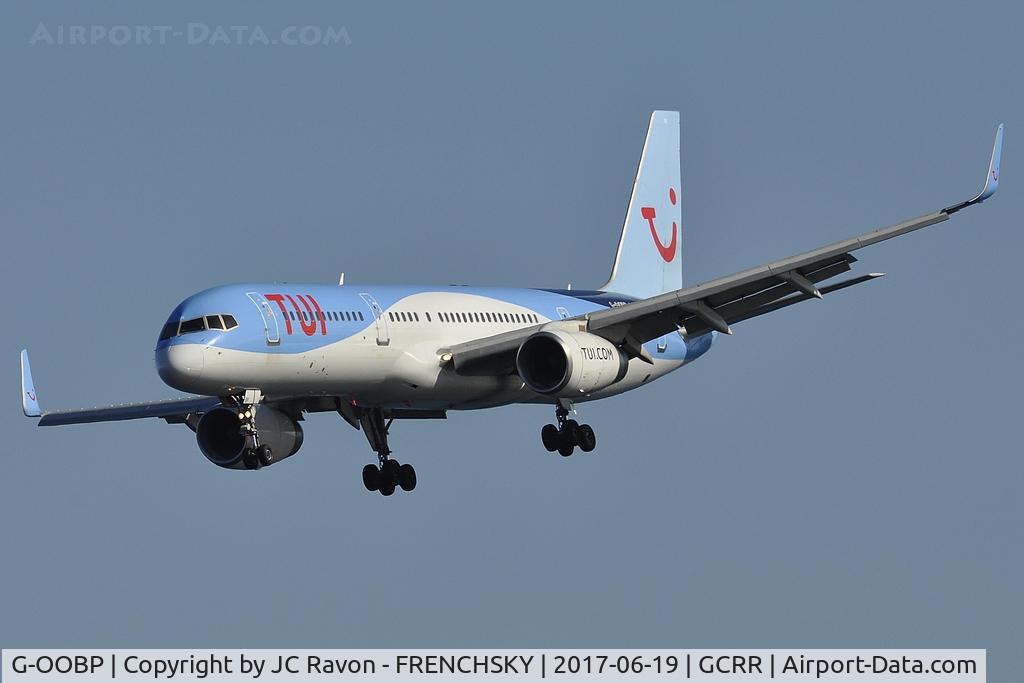 G-OOBP, 2000 Boeing 757-2G5 C/N 30394, TUI Airlines UK BY7446	from Birmingham (BHX)