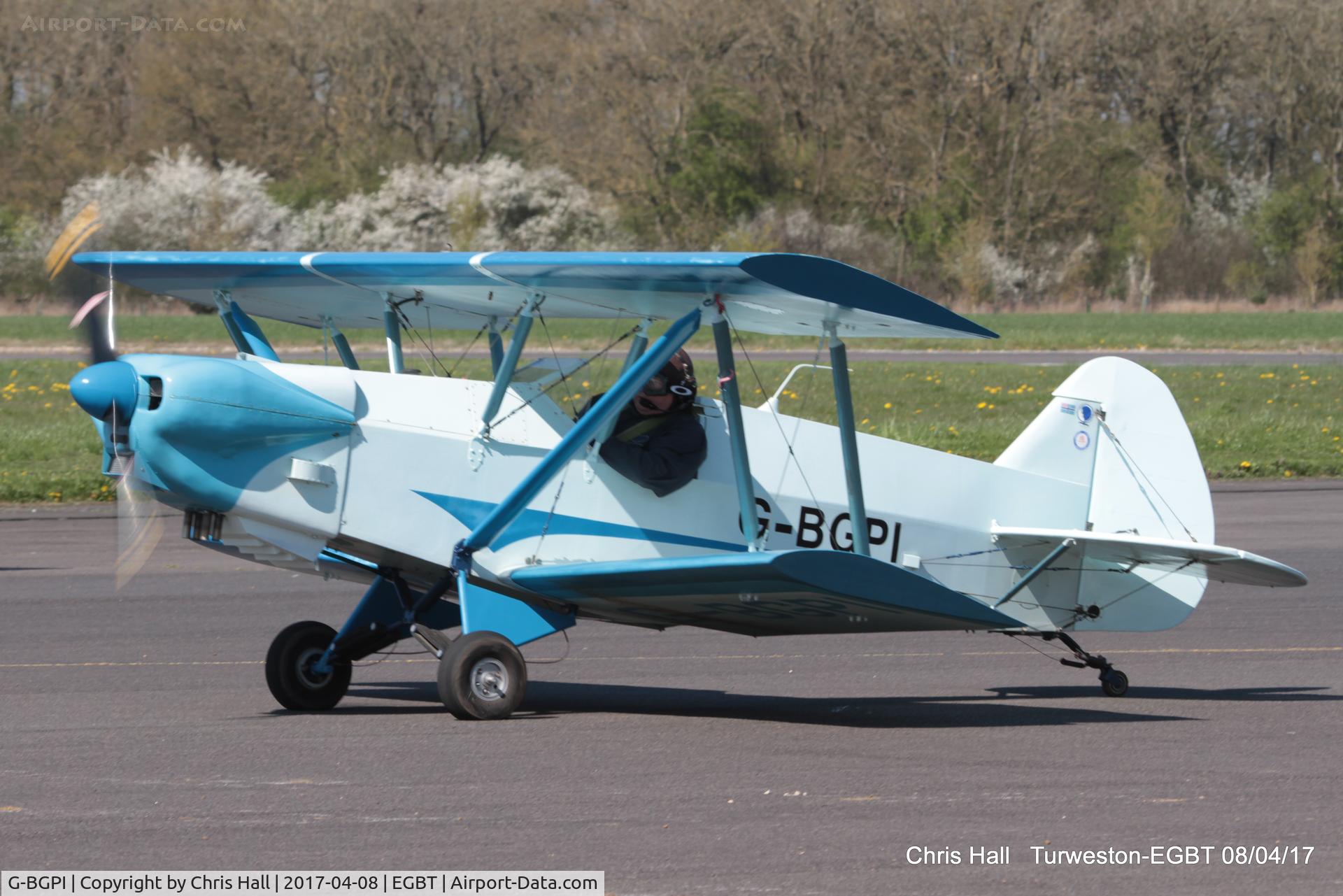 G-BGPI, 1986 Plumb BGP-1 C/N PFA 083-10359, at The Beagle Pup 50th anniversary celebration fly in