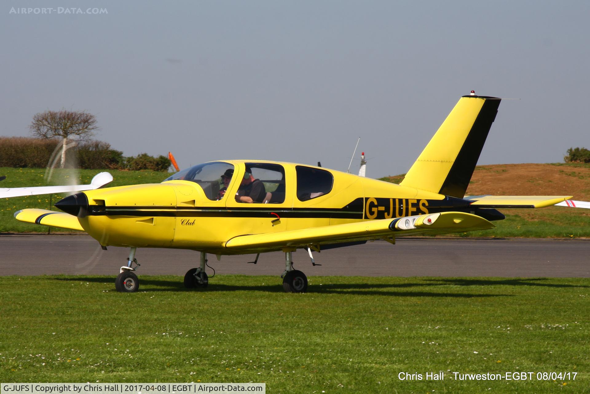 G-JUFS, 1989 Socata TB-9 Tampico Club C/N 928, at The Beagle Pup 50th anniversary celebration fly in