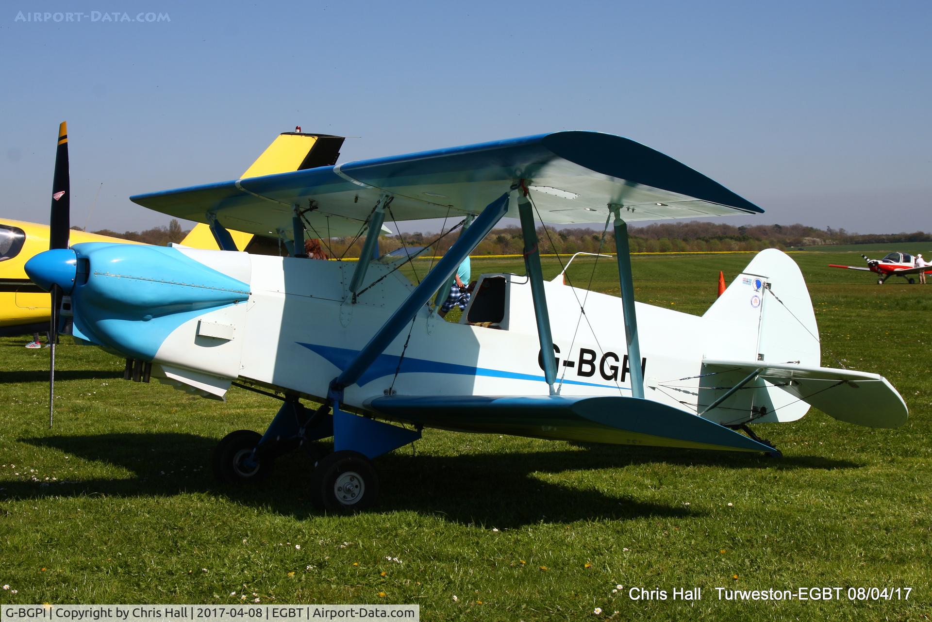 G-BGPI, 1986 Plumb BGP-1 C/N PFA 083-10359, at The Beagle Pup 50th anniversary celebration fly in