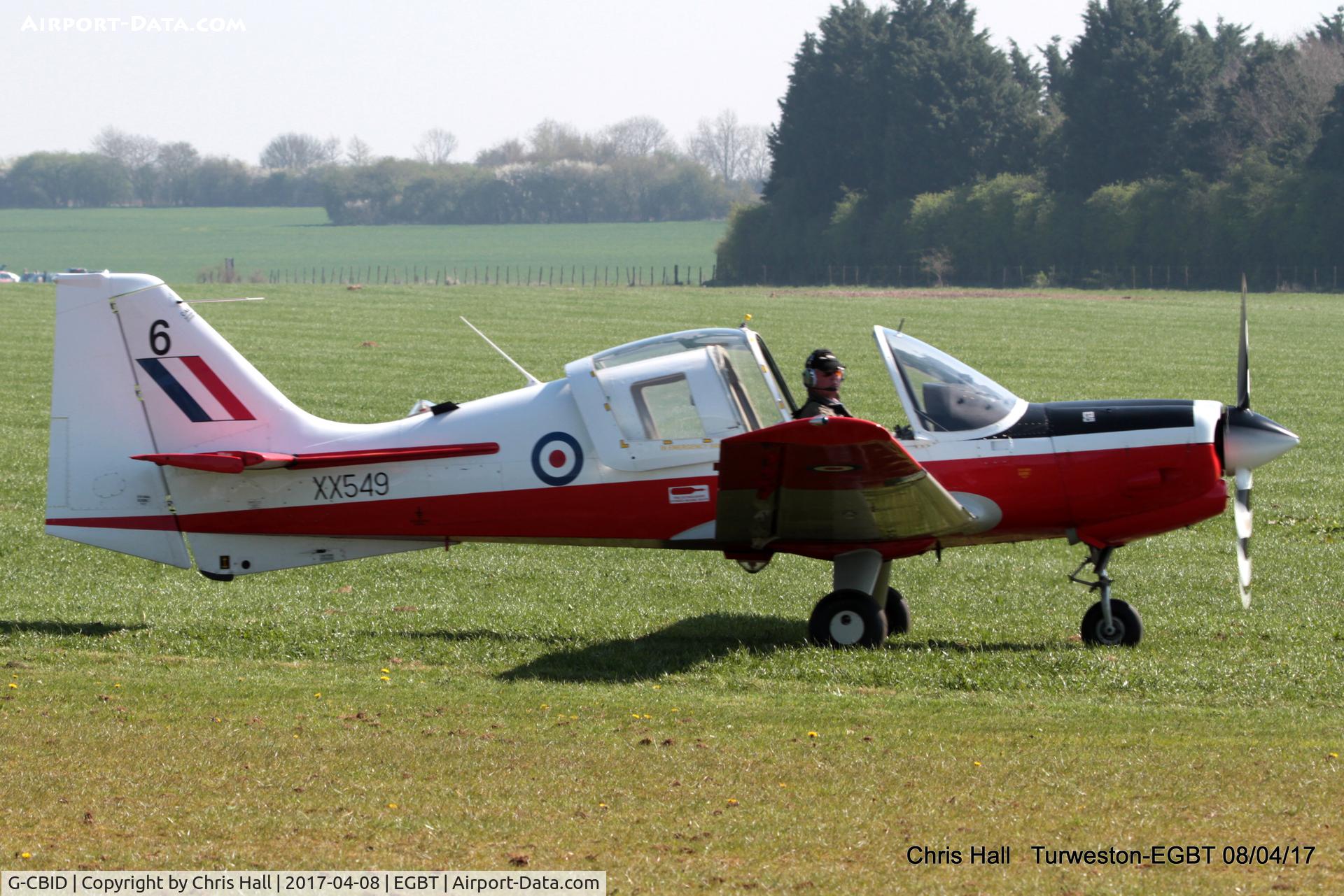 G-CBID, 1974 Scottish Aviation Bulldog T.1 C/N BH.120/242, at The Beagle Pup 50th anniversary celebration fly in