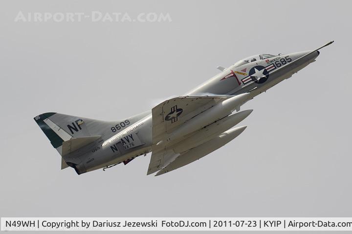 N49WH, 1959 Douglas A-4B Skyhawk C/N 11366, Douglas A-4B Skyhawk CN 11366, N49WH