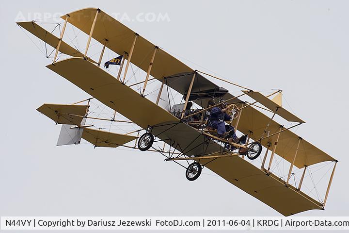 N44VY, Curtiss D Pusher Replica C/N 01BC, Ely-Curtiss CN 01BC, NX44VY