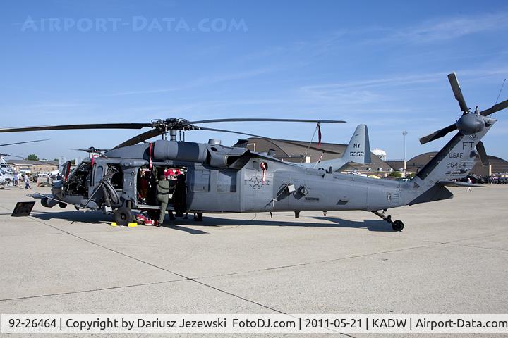 92-26464, 1992 Sikorsky HH-60G Pave Hawk C/N 70-1821, HH-60G Pave Hawk 92-26464 FT from 41st RQS 347th RG Moody AFB, GA