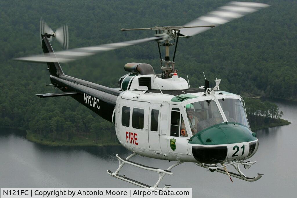 N121FC, Bell UH-1H Iroquois C/N 4404, Bear Lake, Santa Rosa County