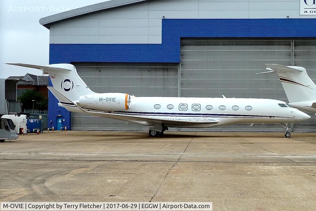 M-OVIE, 2016 Gulfstream Aerospace G650 (G-VI) C/N 6247, At London Luton