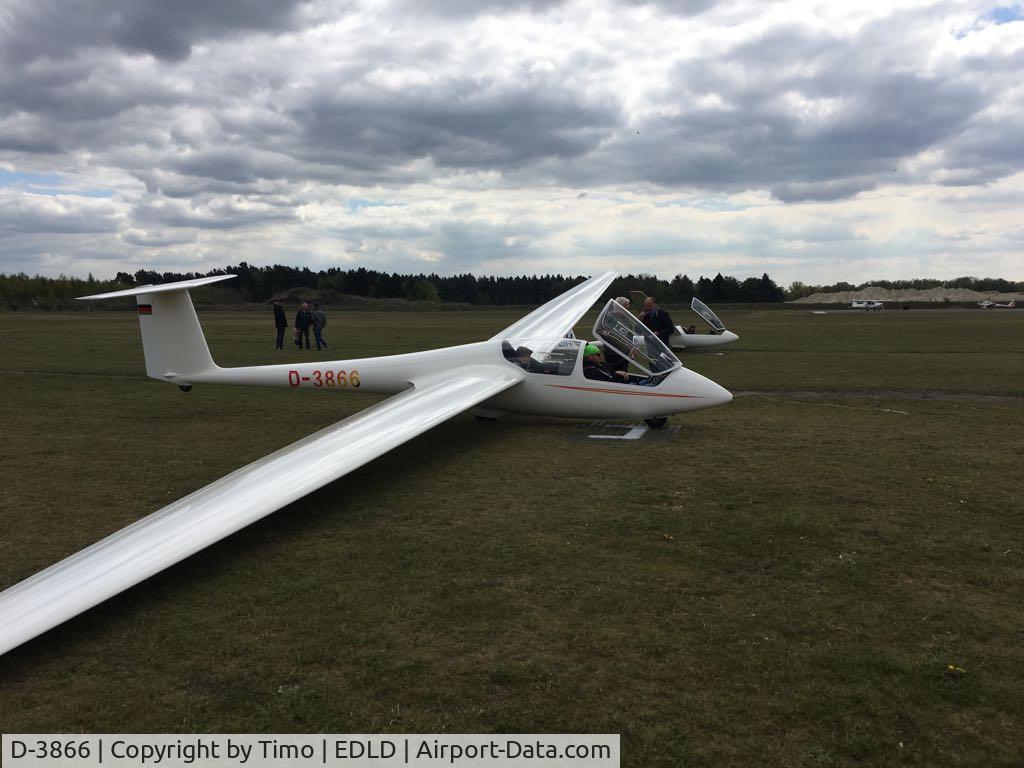 D-3866, Schleicher ASK-21 C/N 00000, 
