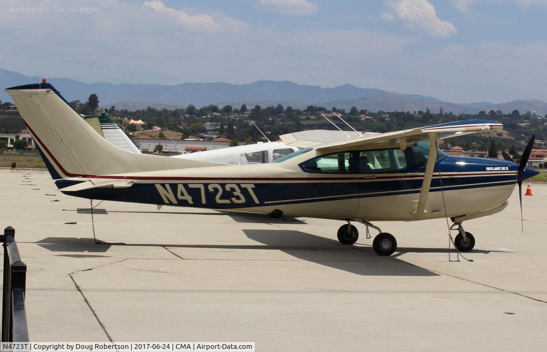 N4723T, 1981 Cessna TR182 Turbo Skylane RG C/N R18201744, 1981 Cessna TR182 TURBO SKYLANE RG II, Turbocharged Lycoming O-540-L3C5D 235 Hp, retractable gear, 4 place, gross weight 3,100 lbs