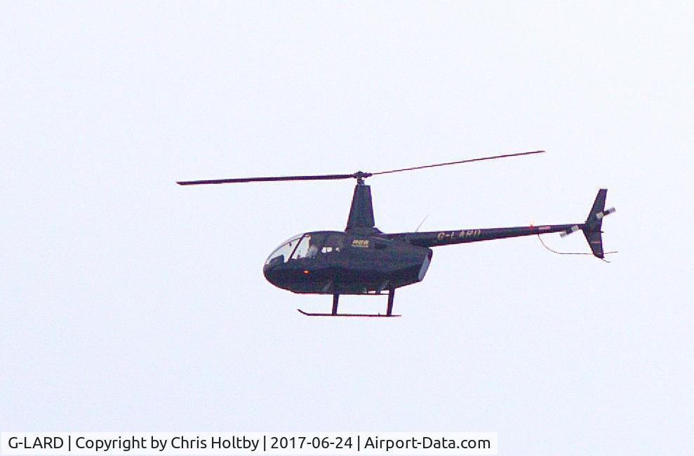 G-LARD, 2014 Robinson R66 Turbine C/N 0559, Over Potters Bar, Herts.