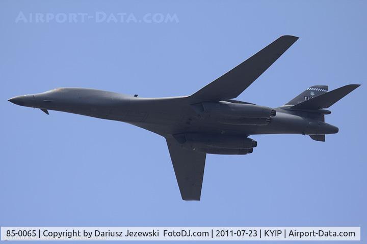85-0065, 1985 Rockwell B-1B Lancer C/N 25, B-1B Lancer 85-0065 DY from 9th BS Bats 7th BW Dyess AFB, TX
