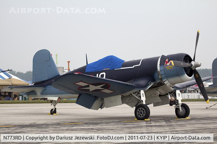 N773RD, 1944 Goodyear FG-1D Corsair C/N 3694, Goodyear FG-1D Corsair Marine's Dream, NX773RD