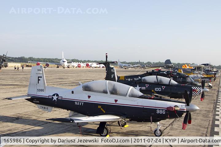 165986, Raytheon T-6A Texan II C/N PT-156, T-6A Texan II 165986 F-986 from TAW-6 NAS Pensacola, FL