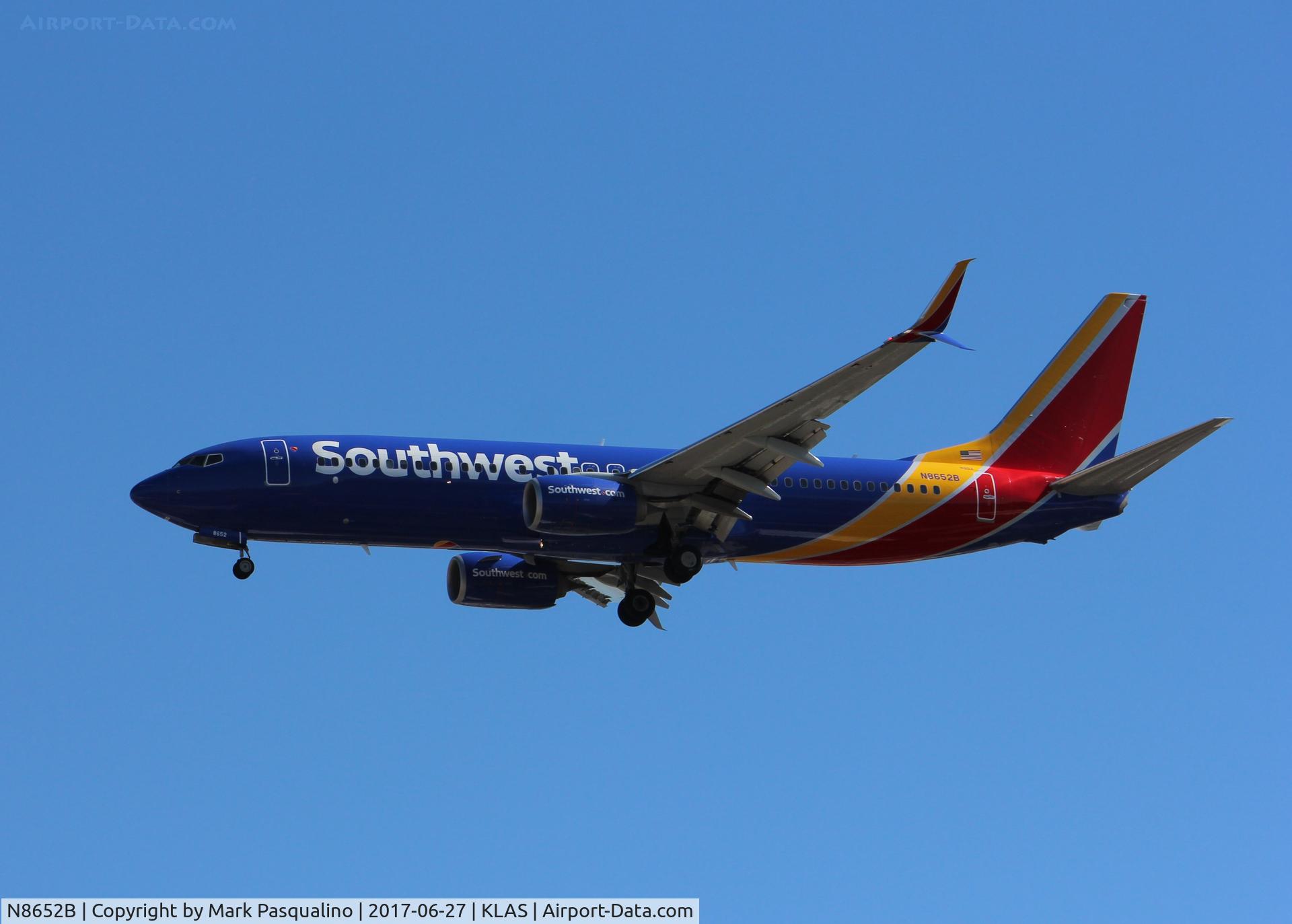 N8652B, 2014 Boeing 737-8H4 C/N 36971, Boeing 737-800