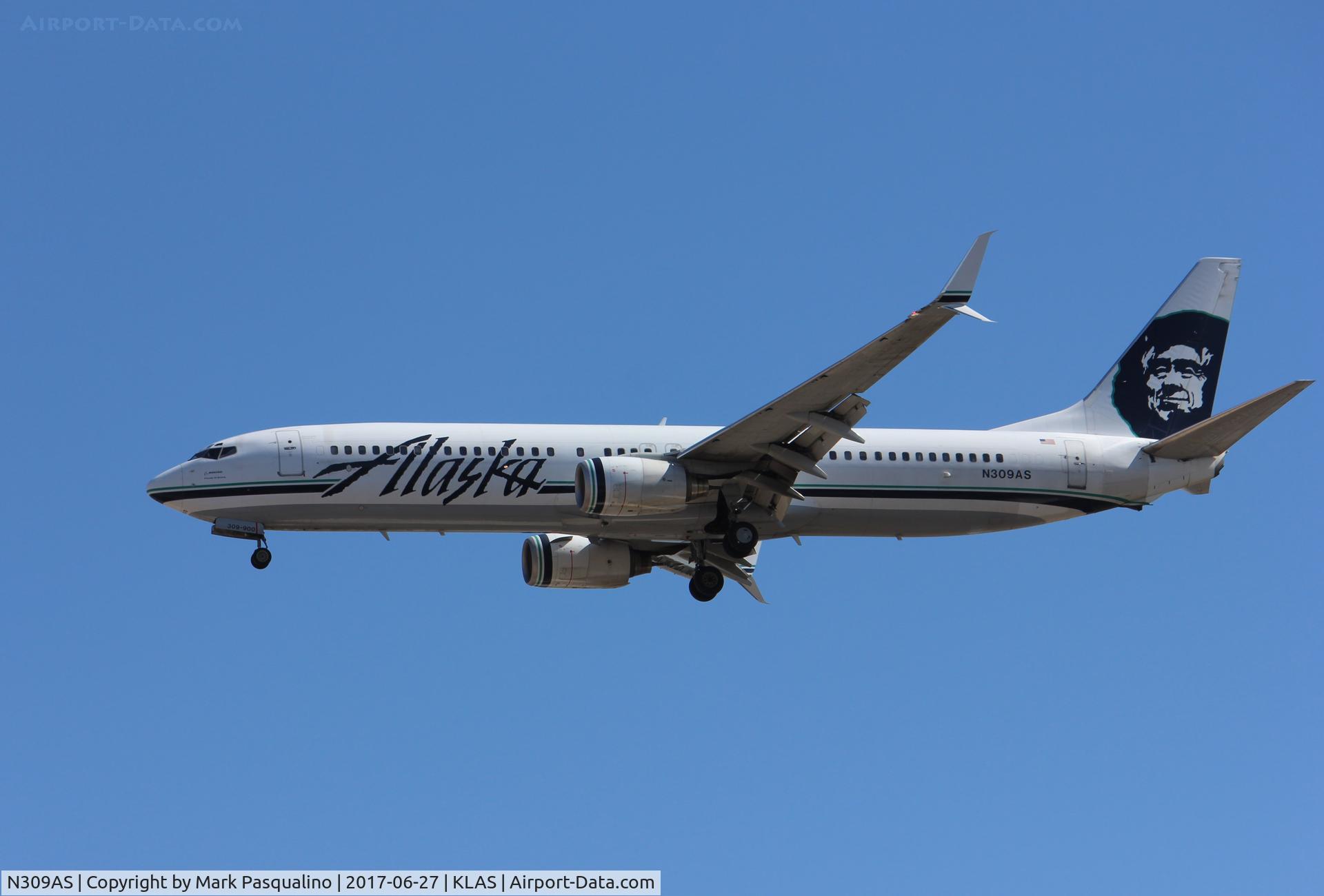 N309AS, 2001 Boeing 737-990 C/N 30857, Boeing 737-900