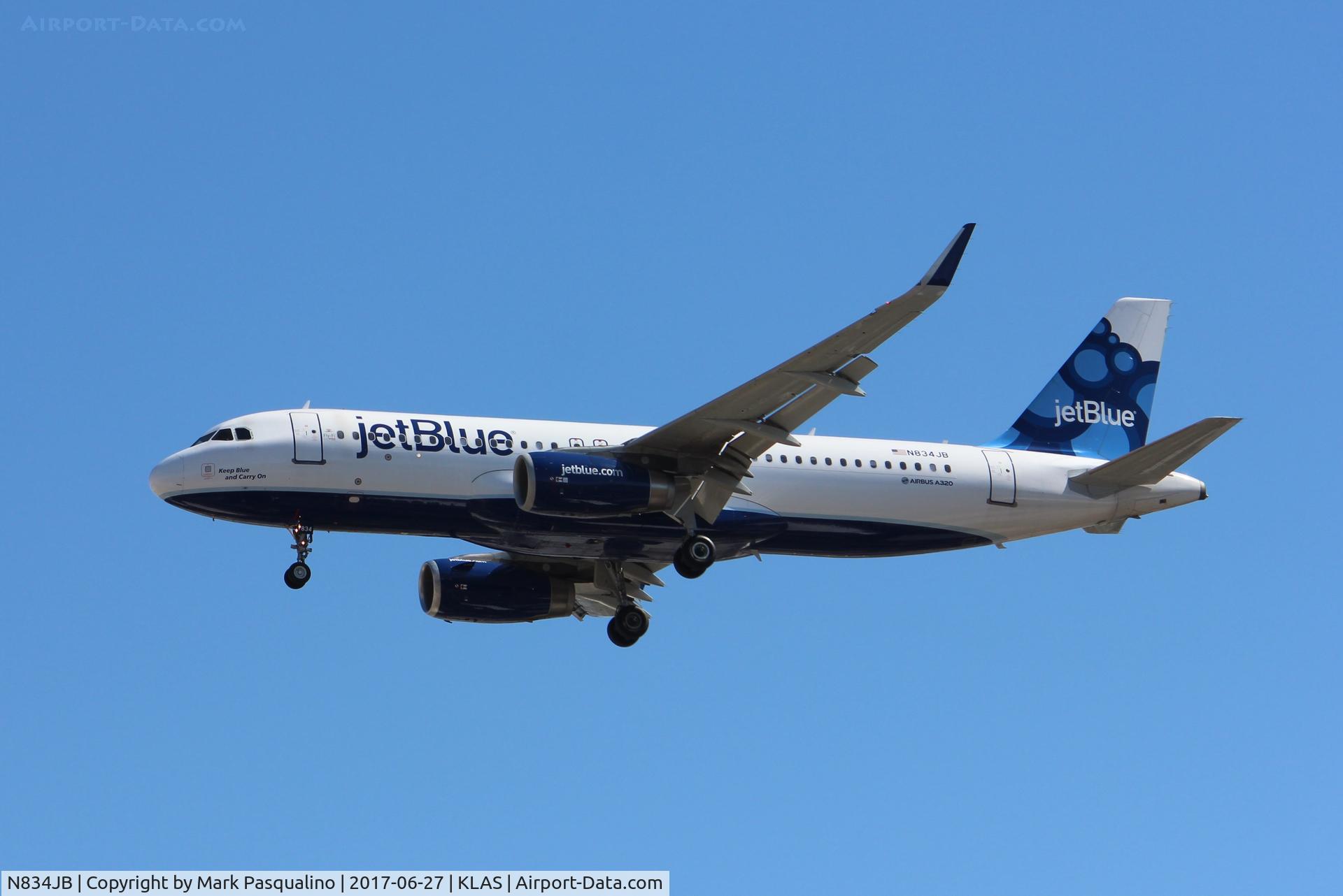 N834JB, 2013 Airbus A320-232 C/N 5782, Airbus A320