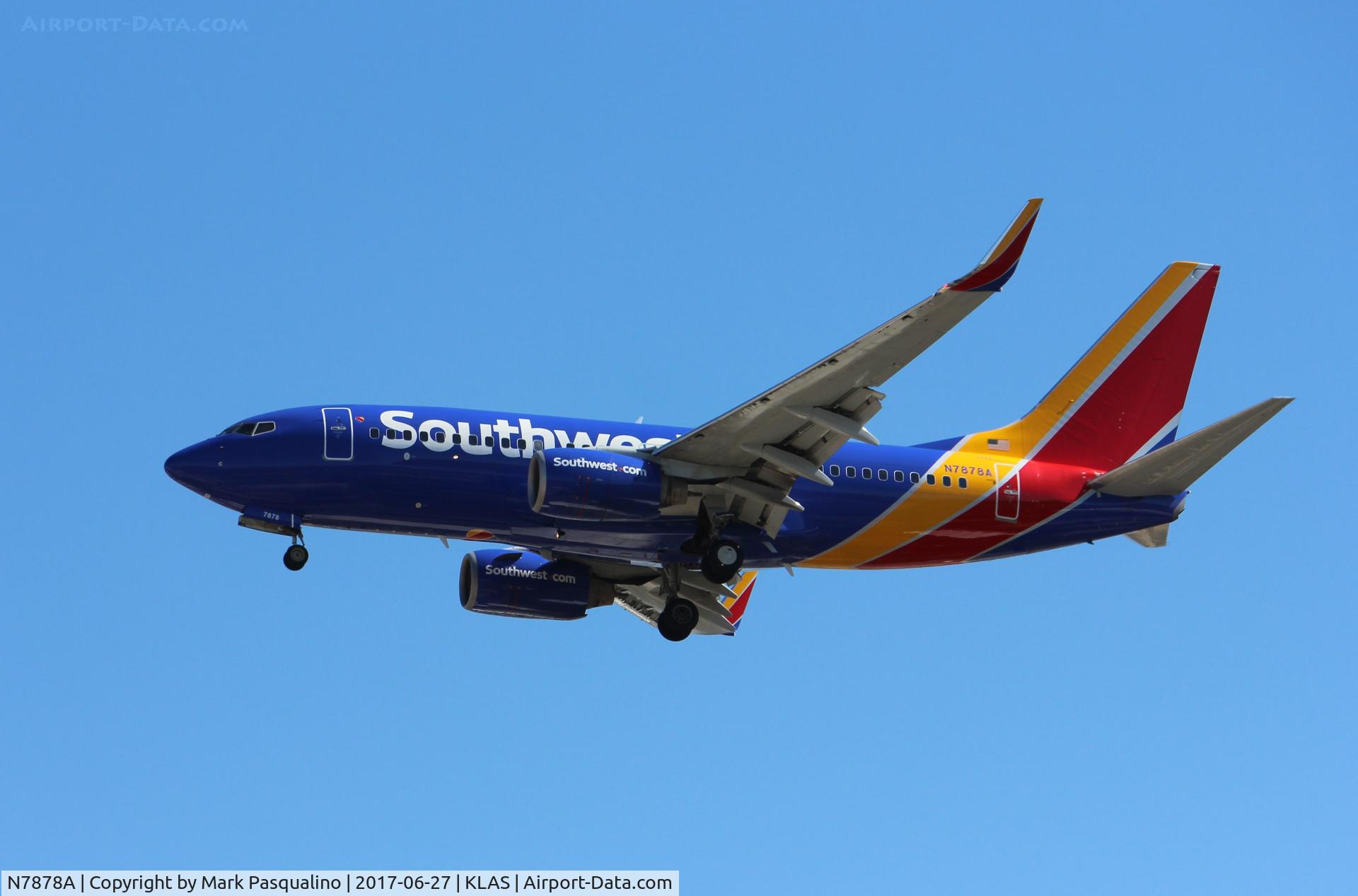 N7878A, 2005 Boeing 737-7K9 C/N 34320, Boeing 737-700