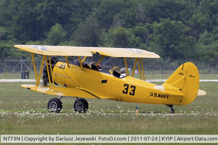 N773N, 1941 Naval Aircraft Factory N3N-3 C/N 2865, Naval Aircraft Factory N3N-3 Yellow Peril CN 2865, N773N