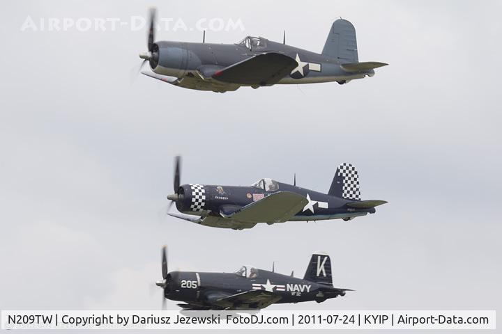 N209TW, Goodyear FG-1D Corsair C/N 3750, Goodyear FG-1D Corsair CN 92489 NX209TW