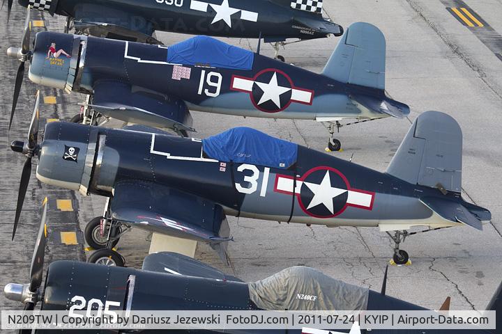 N209TW, Goodyear FG-1D Corsair C/N 3750, Goodyear FG-1D Corsair CN 92489 NX209TW